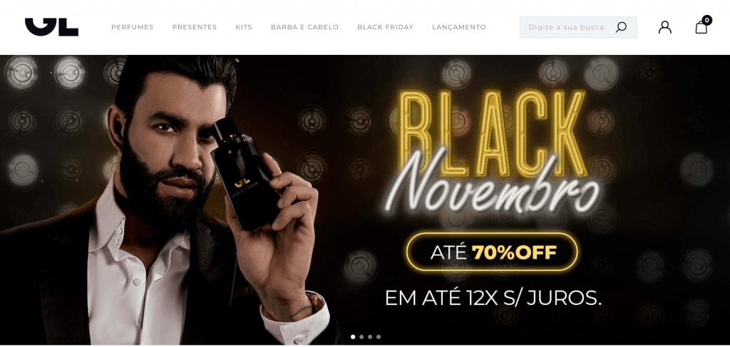 Black Novembro até 70%off em até 12x s/ juros